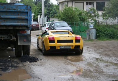 Lamborghini в кал